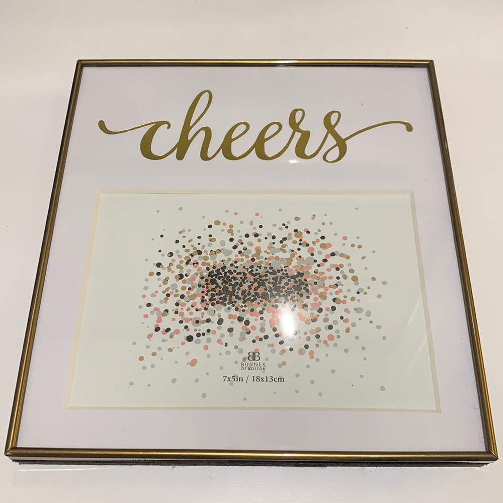 ✨3/$25 Cheers picture frame